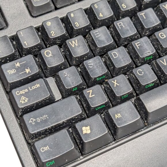 IBM SK-8815 Wired Keyboard - 89P8800 - Some Keys Missing Paint - Work - Picture 6 of 9